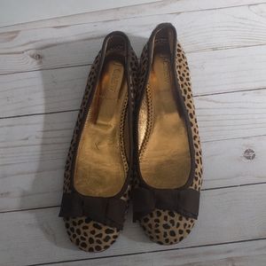 👠🥊🍀 Animal pattern Flats by J.Crew